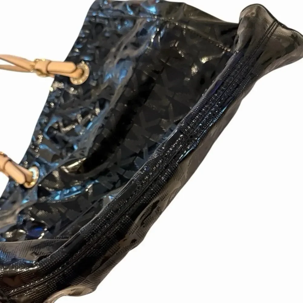 Michael Kors Black Patent Leather Tote